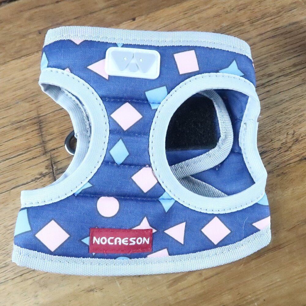 NOCAESON BLUE HARNESS WITH MATCHING 6 FT LEASH SIZE MEDIUM NEW WITH TAGS - Picture 3 of 9